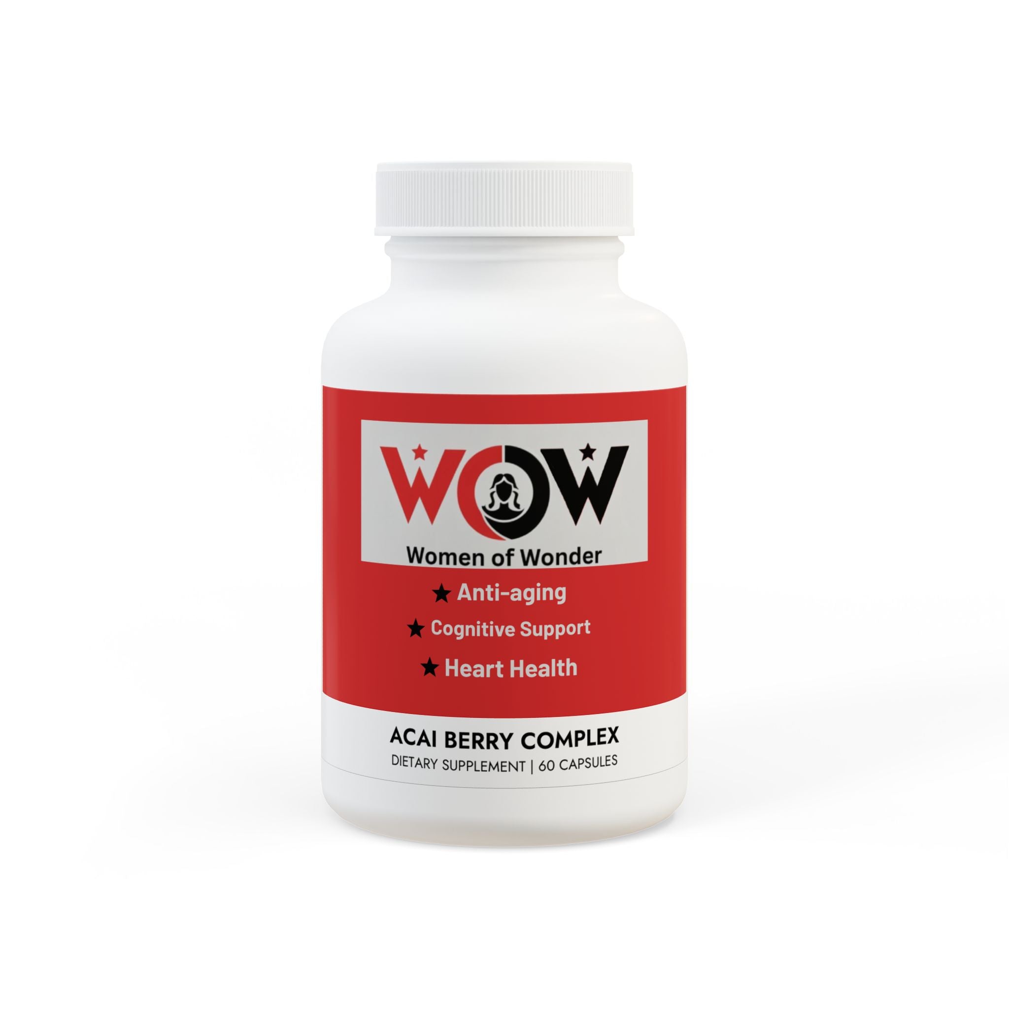 WoW Gut Glow Acai Berry Supplement