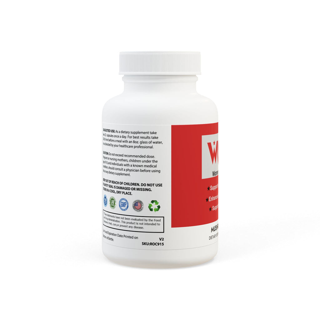 WoW Radiant Energy & Clarity Mushroom Blend Supplement