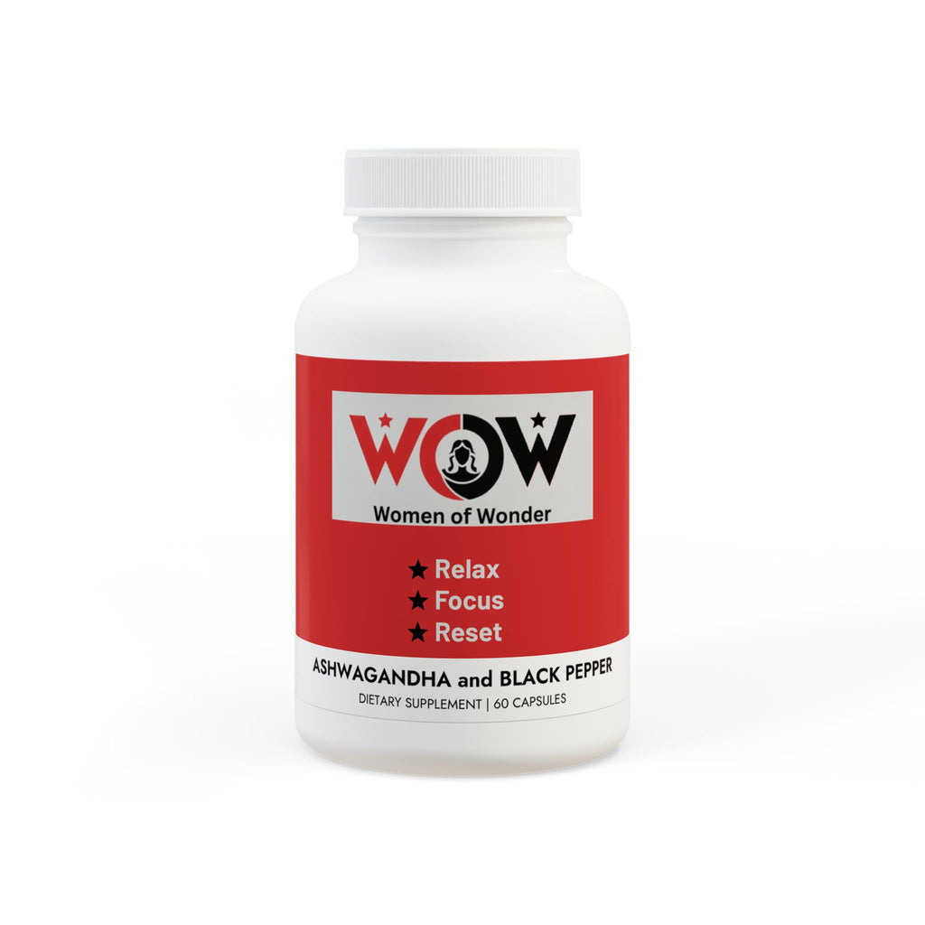 WoW Calm and Clarity Organic Ashwagandha with Black Pepper Supplement