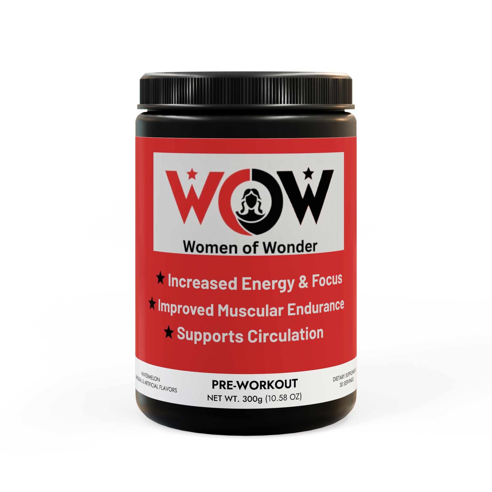 WoW Pre-Workout Supplement, Watermelon